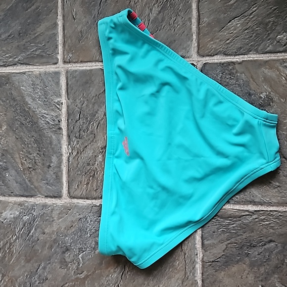 Adidas Sport Hipster Bottom Swimwear     Teal/Pink - Picture 2 of 4